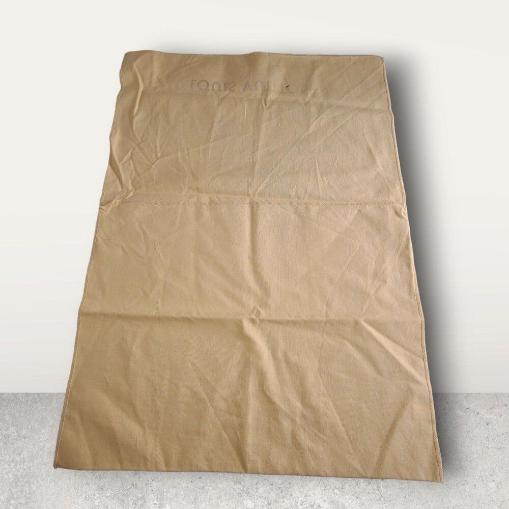 Authentic Louis Vuitton Tan Cotton Envelope Dust Bag - Picture 8 of 8